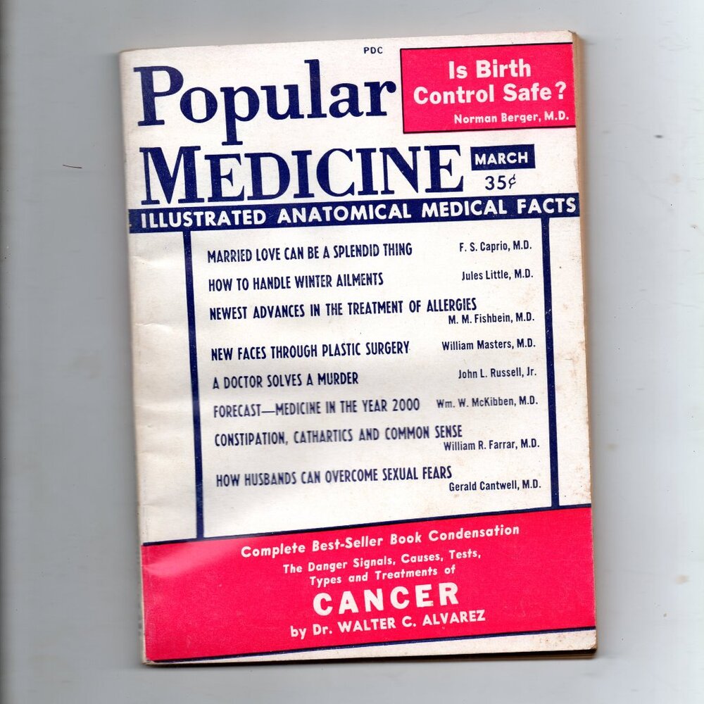 Popular Medicine Magazine - March 1960 - Estate Find